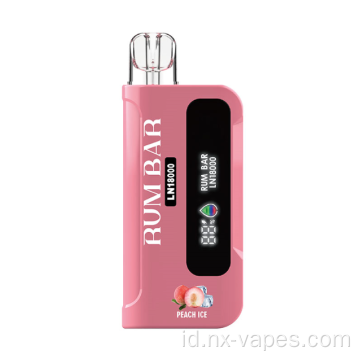 Rum bar 18000 puff grosir vape sekali pakai